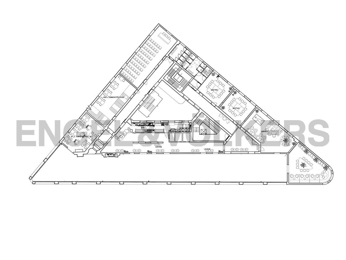 House in Centro Storico - Fourth Floor Plan