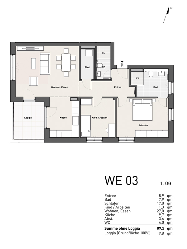 Wohnung in Vohwinkel - Wohnung 3, 1. OG