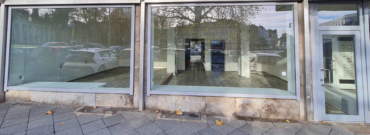 Ladenfläche in Rheydt - Odenkirchener Straße 107_Schaufensterfront