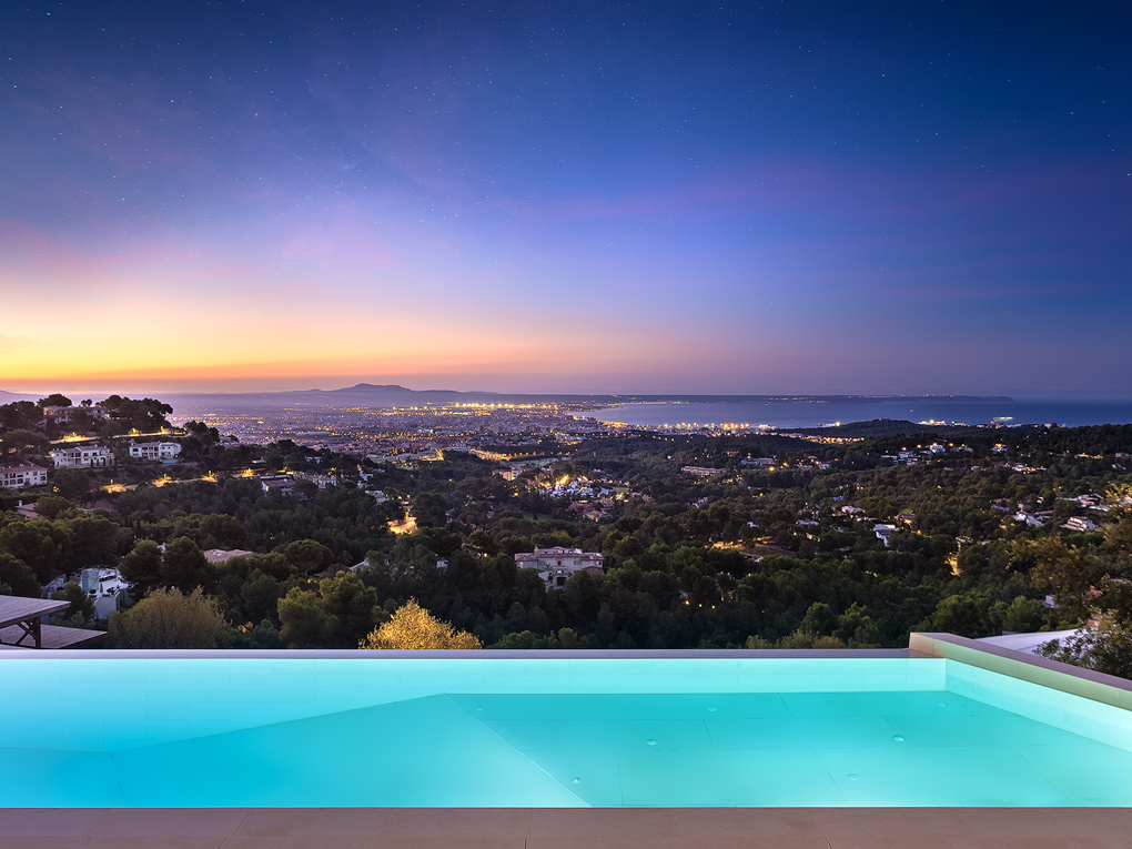 Casa en Son Vida - Excepcional villa de diseño con vistas al mar en Son Vida, Mallorca