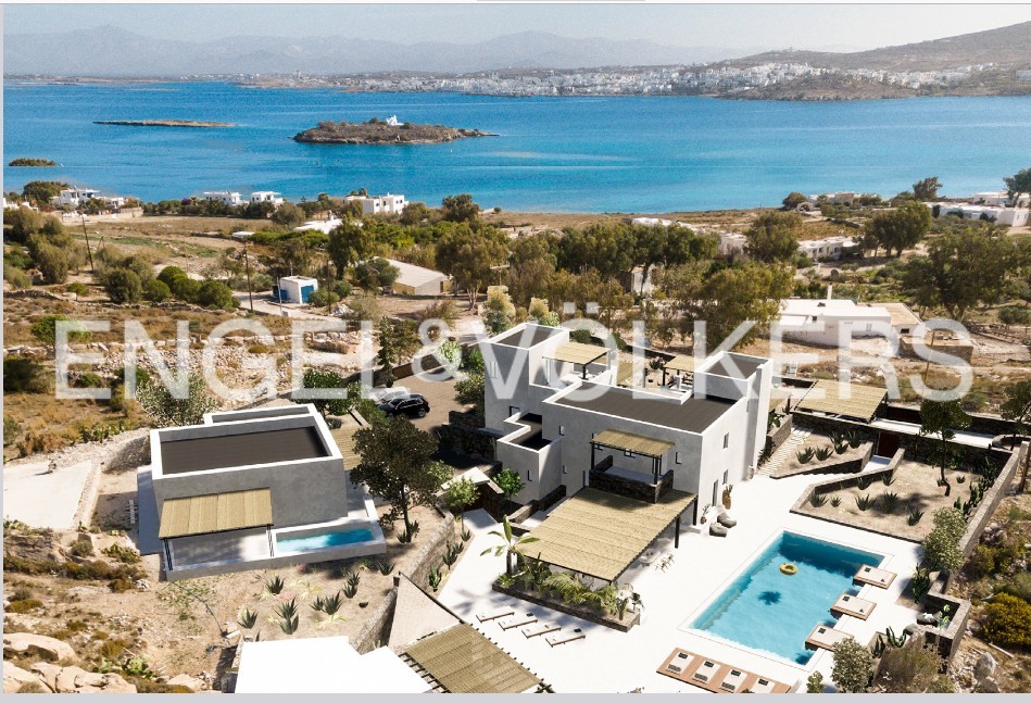Unique villa with a separate guest house in Kolymbithres, Paros