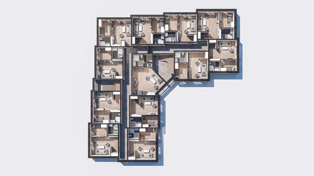 Wohnung in Dessau-Roßlau - Aufbau 1. Obergeschoss
