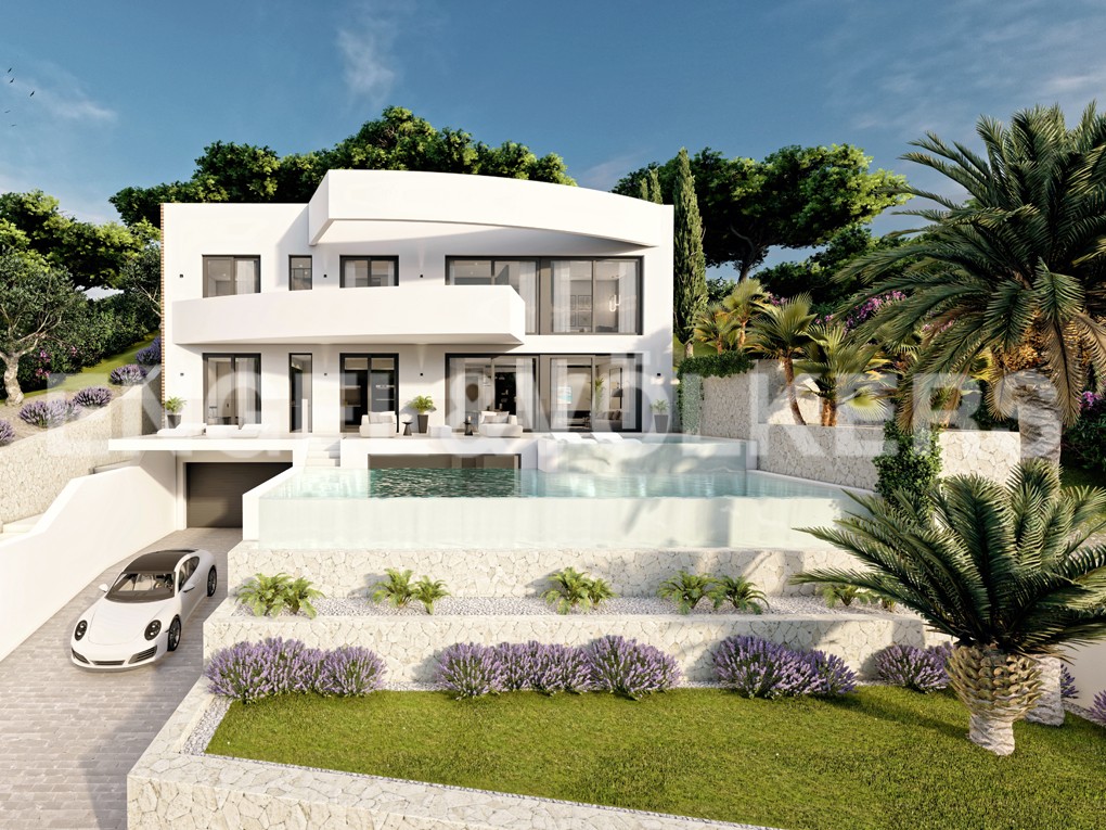 New construction villa of luxury and comfort, Sierra de Altea