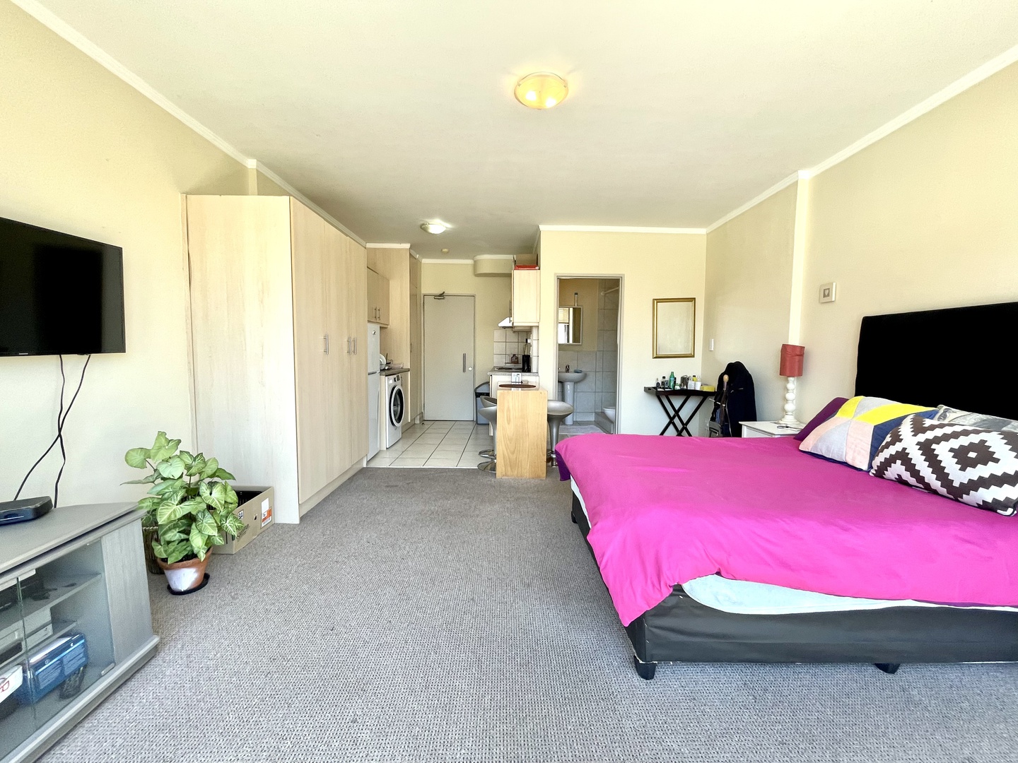 Apartment in Cape Town City Centre - Bedroom/living/kitchen