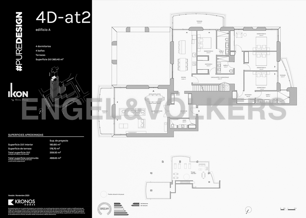 Obra nueva en Sant Pau - Torre A-Planta 29-4 Dorm