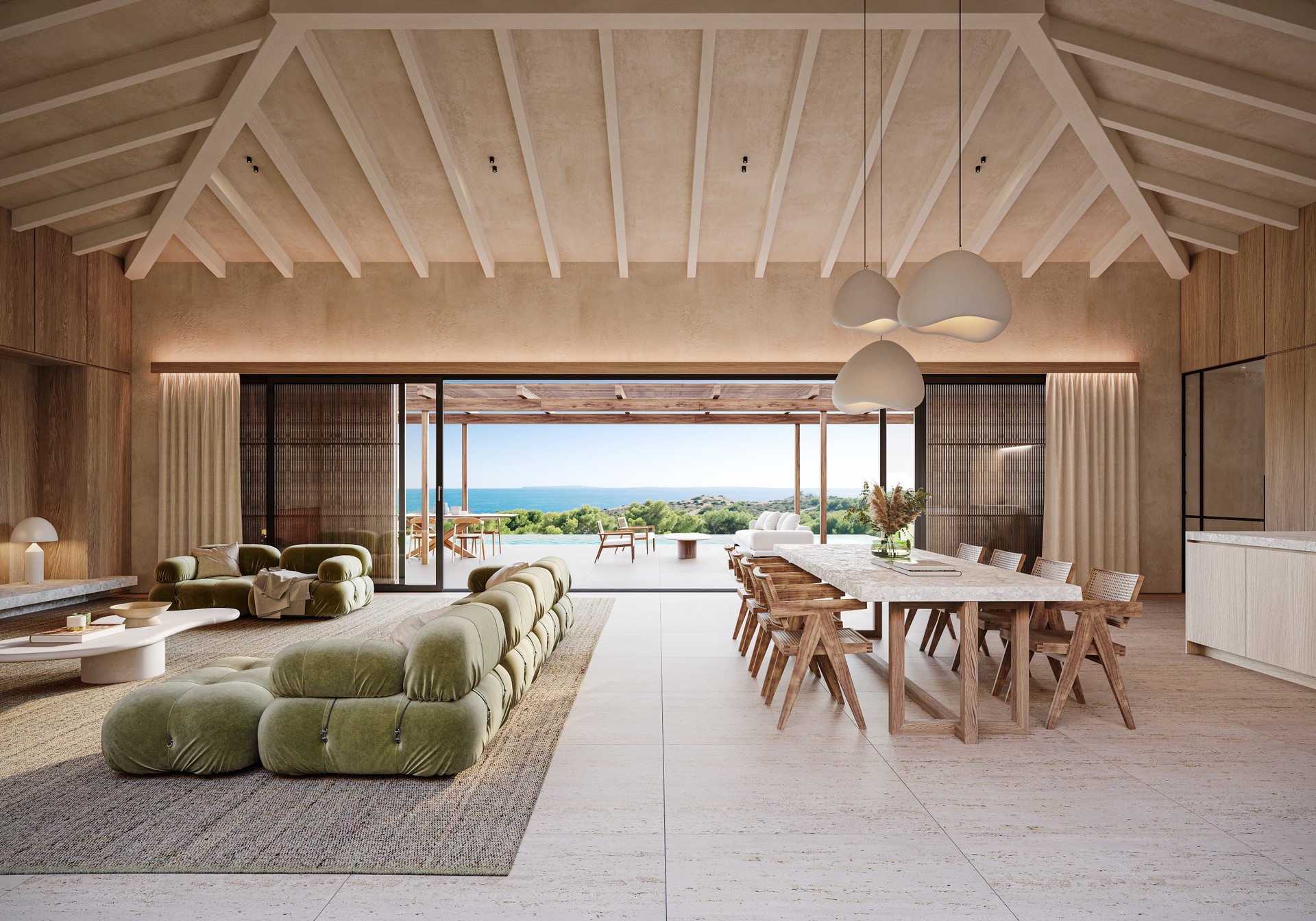 Villa en construction con vistas al mar en Cap Martinet