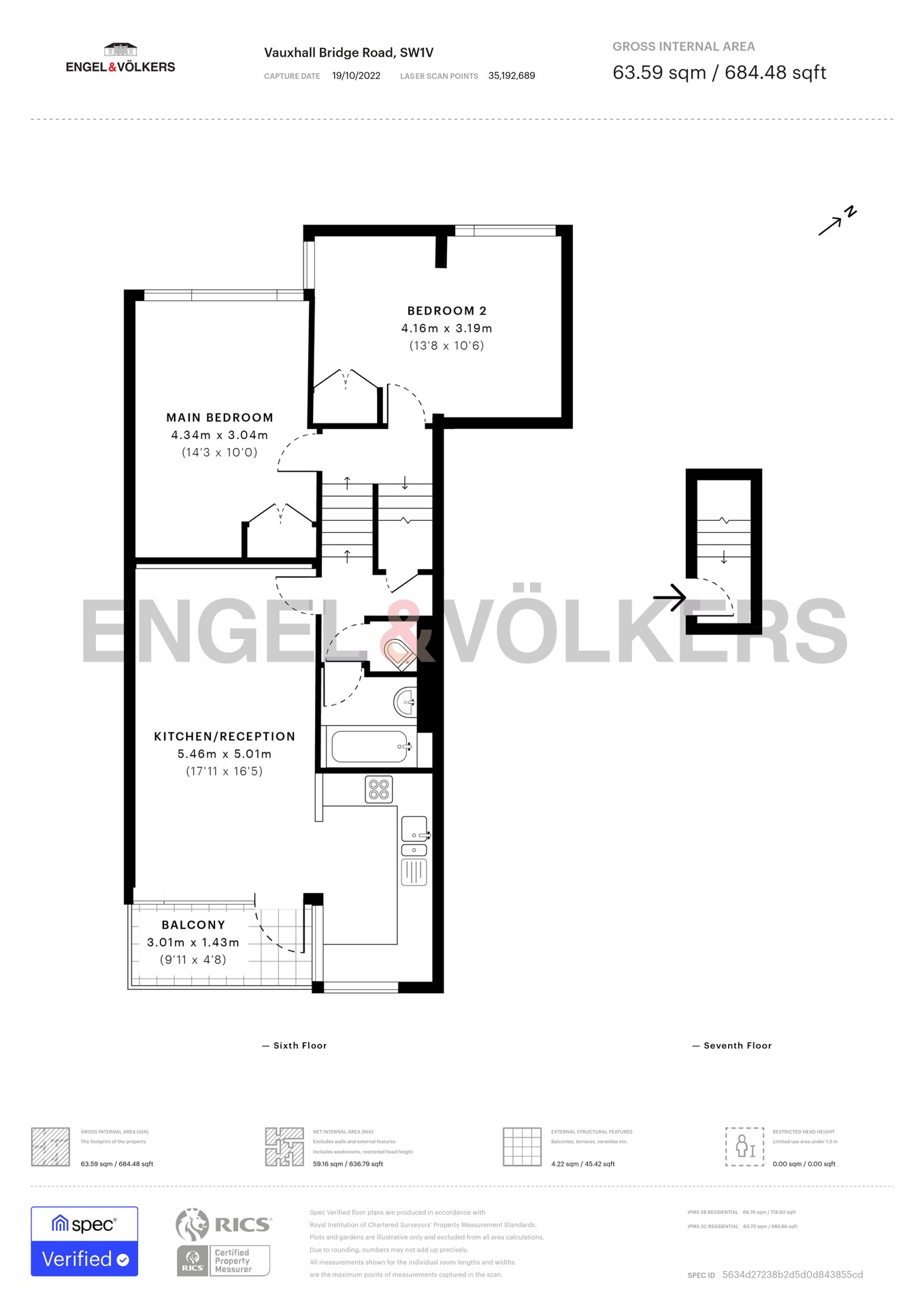 Apartment in City of Westminster - Floorplan