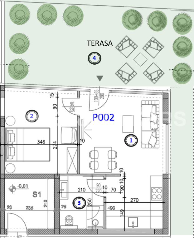 Apartment in Medulin - Floor plan apartment