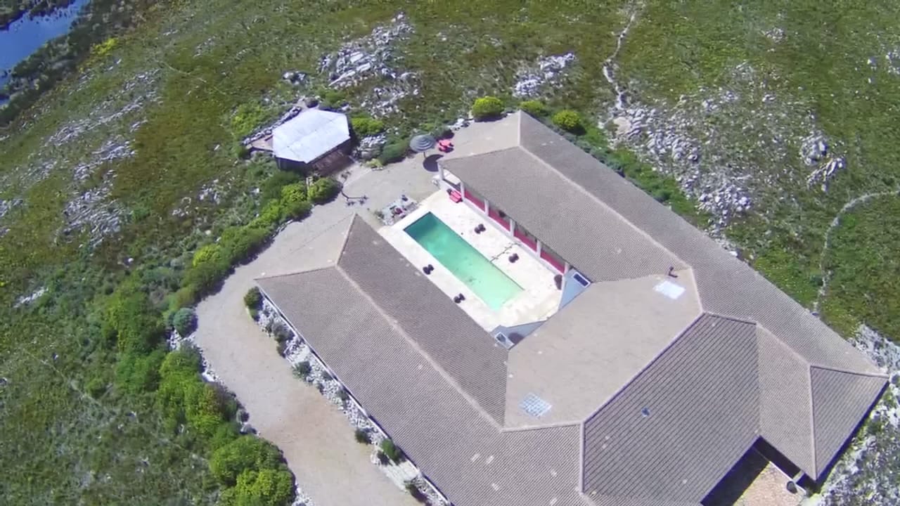 House in Pringle Bay Rural - Aerial view including the lapa