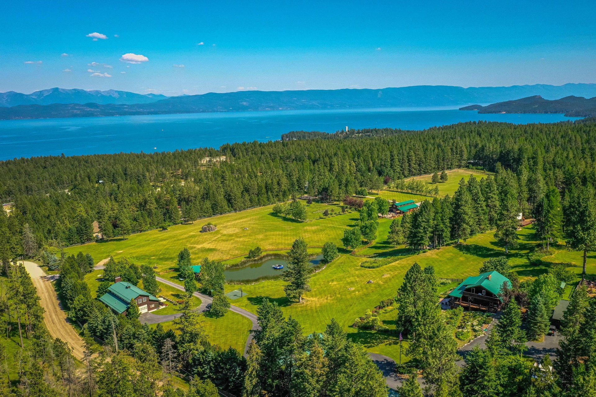 Stunning Estate Overlooking Flathead Lake