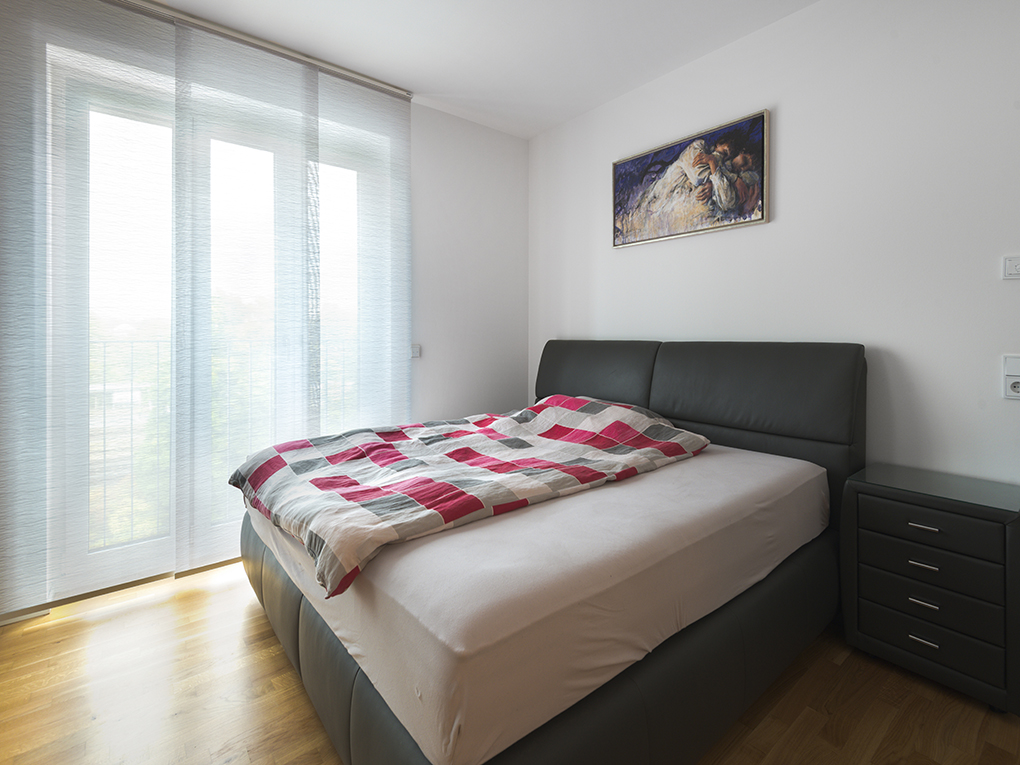 Wohnung in Ostend - Schlafzimmer ist von beiden Fluren zugänglich
