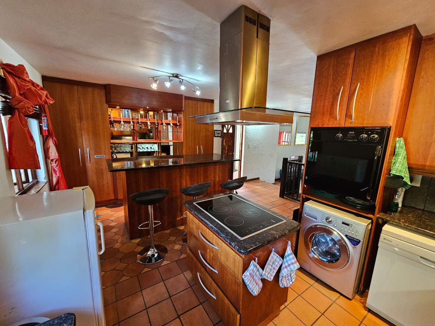 House in Ile du Lac - Kitchen and bar