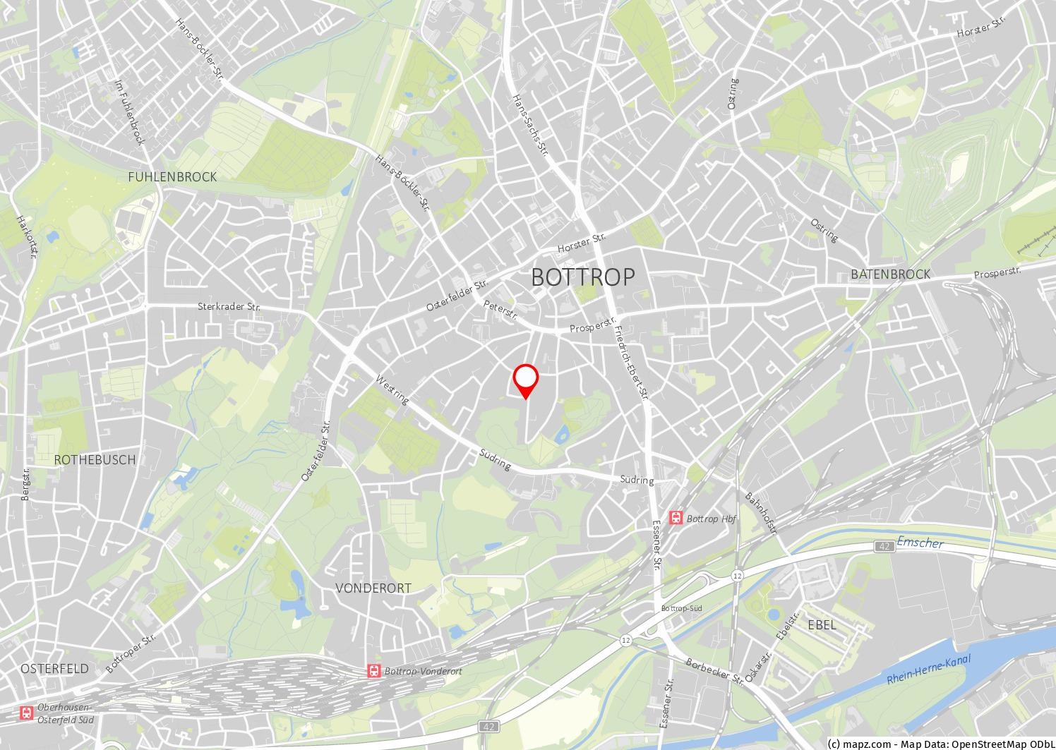 Investment / Wohn- und Geschäftshäuser in Stadtmitte - Lagekarte