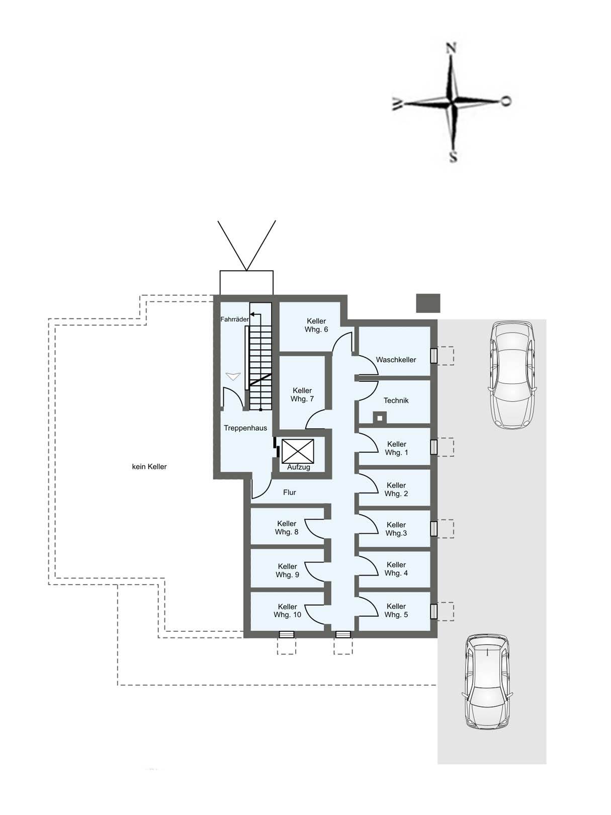 Wohnung in Hanau - Kellergeschoss