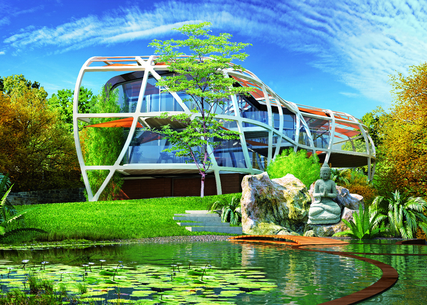 Bright & Carefree Living in Experimental Architecture Engel & Völkers : The amazing photo depicting a beautiful scenery. Its hues are vibrant and mix perfectly. The arrangement is wonderful, and the particulars are very sharp.